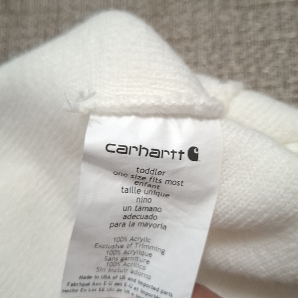 Carhartt Ivory Toddler Beanie One Size - Picture 5 of 5